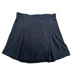 Caribbean Queen CQ Velvet Black Mini Skirt XS